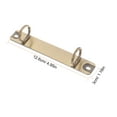 thumbnail image 3 of Binder Mechanism 2 Hole Binder Ring Mechanism DIY Loose Leaf Book Accessory, 3 of 9