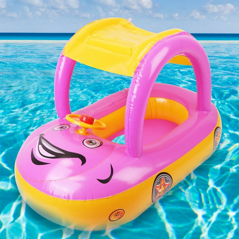 Baby Pool Float, Moclever Swim Float Boat Pool Toy Infant Swim