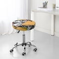 thumbnail image 7 of Lsque Fishing Bass Pattern Round Bar chair cushion covers Velvet Fabric Premium Comfort Protects from Scratches and Stains for 14-17 Inch Chair-14 inch, 7 of 7