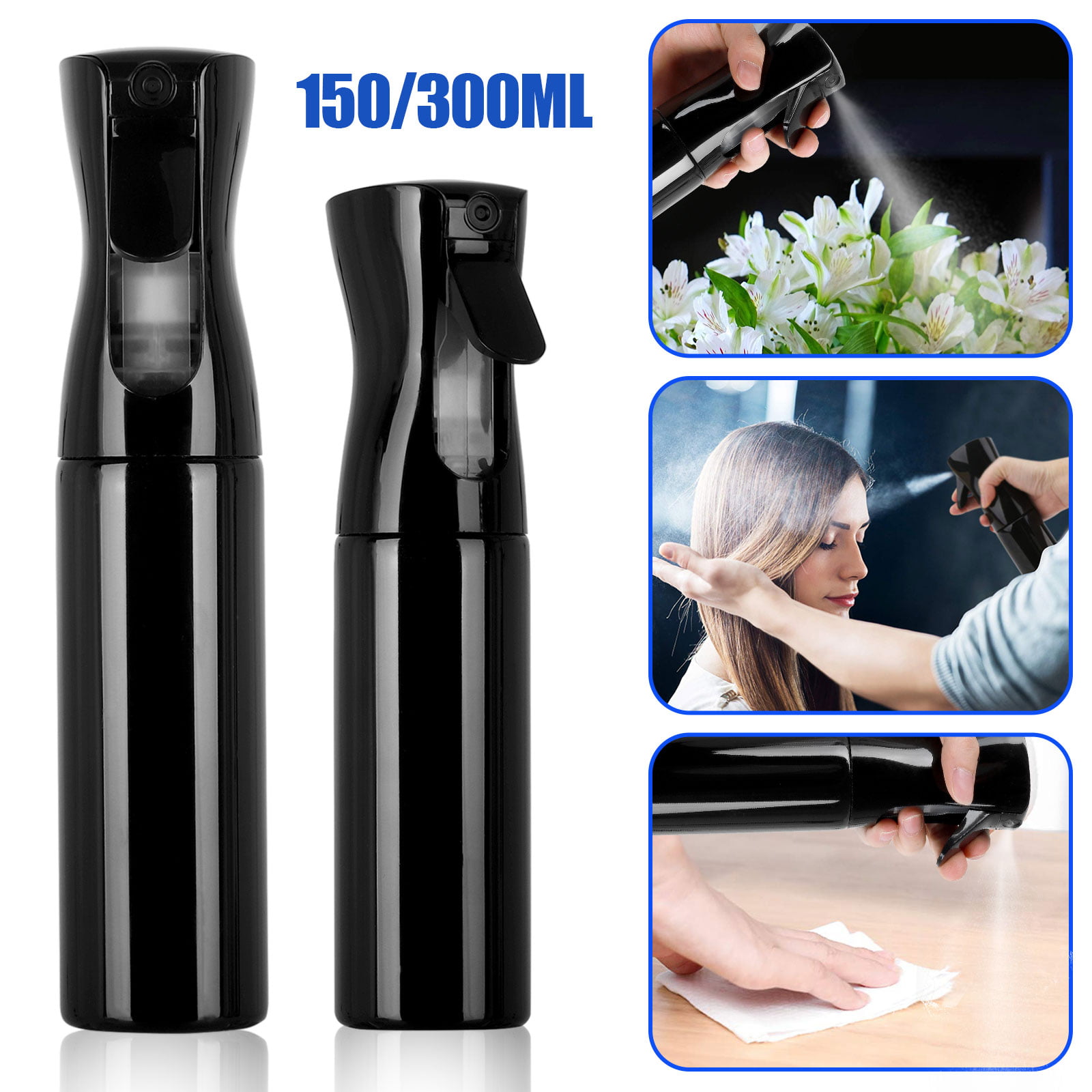 Hair Spray Bottle, TSV Continuous Water Bottle Spray Mister, Empty ...