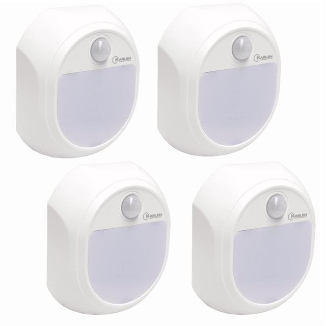 Lámpara LED de Pared con Sensor COB 120 lm Recargable Base 4 PZ