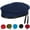 Coffee, variant on Beret Hat Solid Color French Retro Style Casual Classic Woolen Beret Artist Hat for Men Women