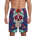 thumbnail image 1 of Fotbe Dead Day Party Pantalones Cortos de Pijama para Hombre, Ropa de Dormir, Pantalones de Pijama Cortos para Hombre-Large, 1 of 6