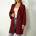 thumbnail image 6 of Oversized Cardigan Sweaters for Women Open Front Loose Knit Sweater Jacket Long Sleeved Top, 6 of 8