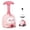 Pink, variant on Powered Car Toy Set, 2-in-1 Balloons Cars with Manual Pump, Runs on Land & Flies, No Batteries, Easy Inflation, Durable ABS, Includes 2 Cars & Pump, for Party Favors, STEM, Outdoor Play