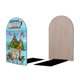 thumbnail image 2 of Los Casos de la Criatura Sujetalibros decorativos temáticos, tope para estantería con base antideslizante, uso dual para hogar y oficina - 2 piezas, 2 of 6