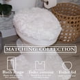 thumbnail image 3 of Luxury Toilet Rugs U-Shaped 20x20, Extra Soft and Absorbent Microfiber Bathroom Rugs, Non-Slip Plush Shaggy Bath Mat, Machine Wash Dry, Contour Bathroom Mats for Toilet Base, White, 3 of 9