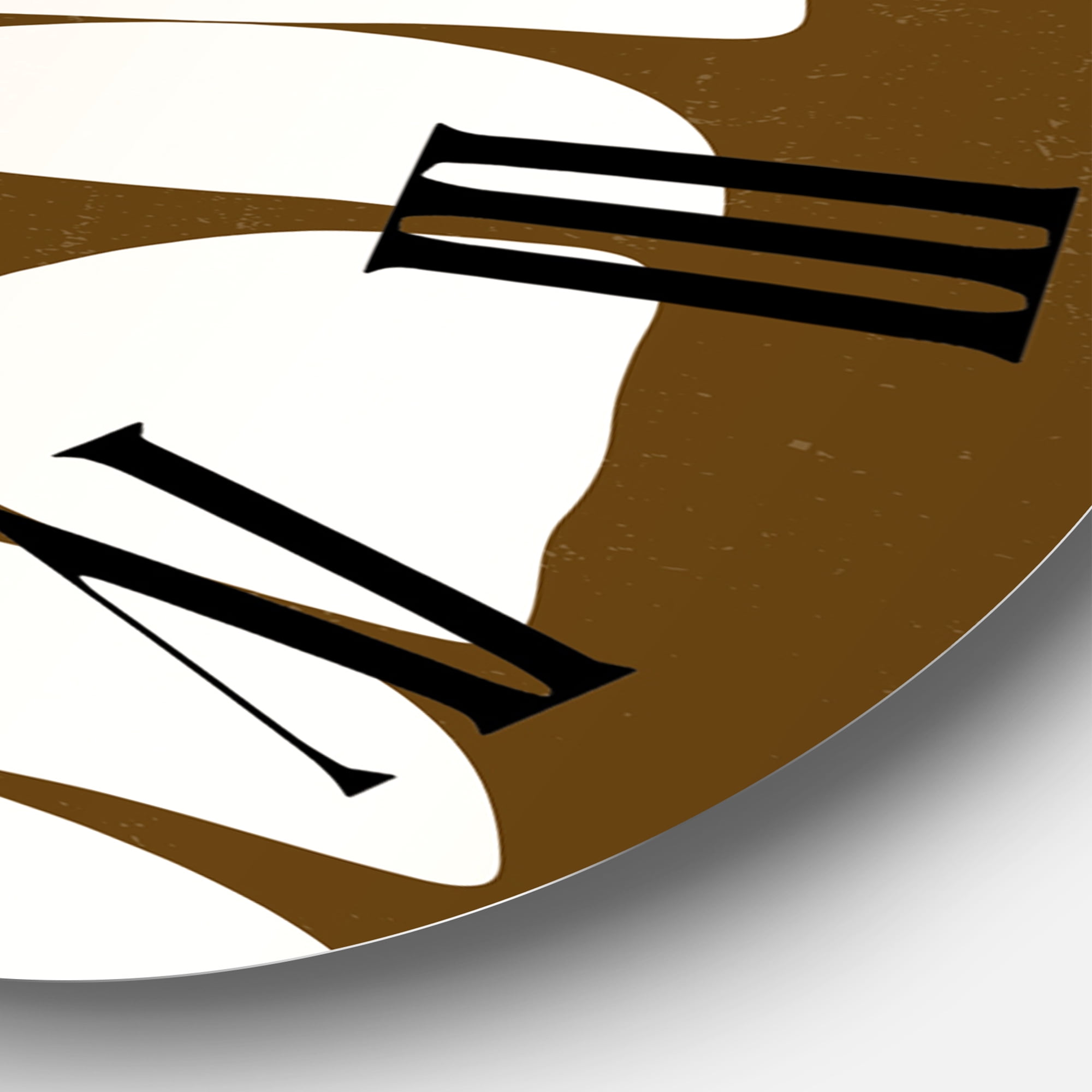 Designart 1 in Modern,Contemporary Wall Clock