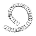 thumbnail image 2 of Cadena De Diamantes De Imitación, Adorno De Diamantes De Imitación De Cristal Para Collares, Pulseras, Bolsos De Ropa, Zapatos, 2 of 7