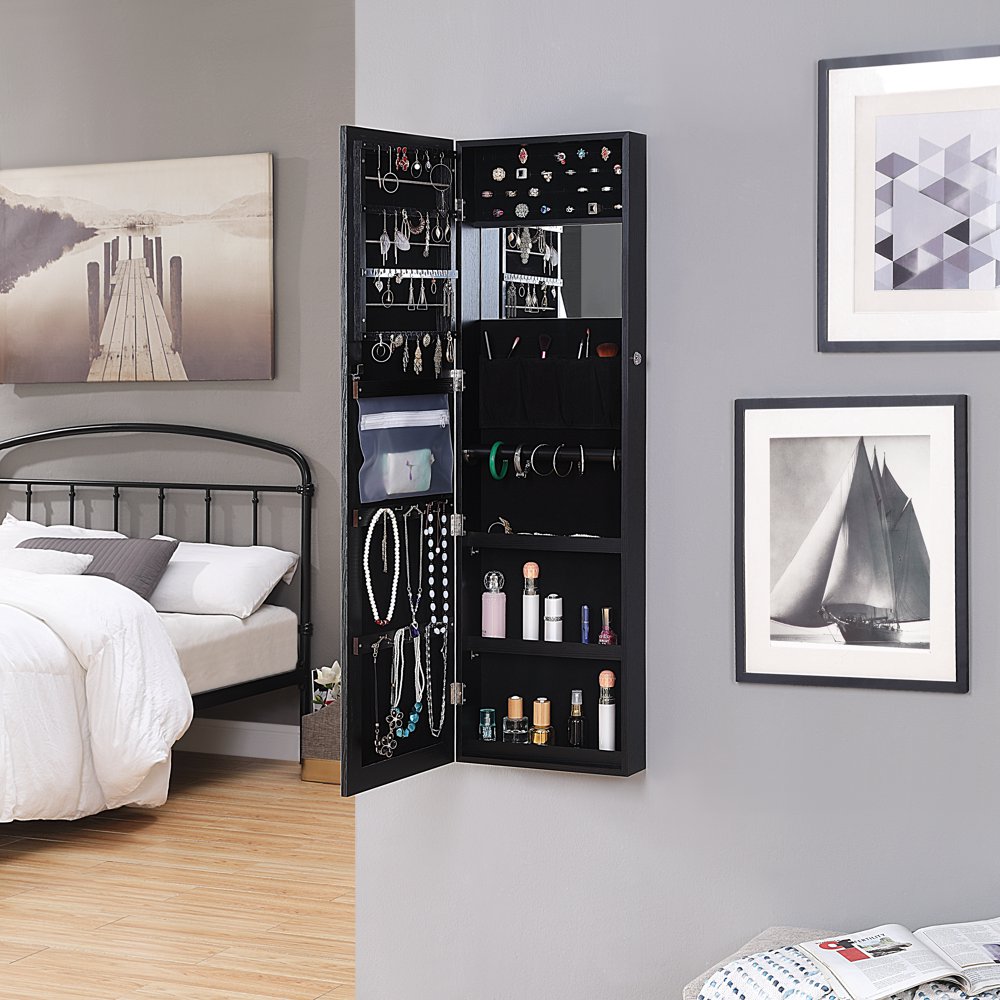 Abington Lane Over the Door Jewelry and Cosmetic Organizer, Armoire