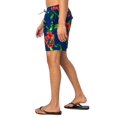 thumbnail image 2 of Superdry Hawaiian Print 17 Swim Shorts, Blue, 2 of 5