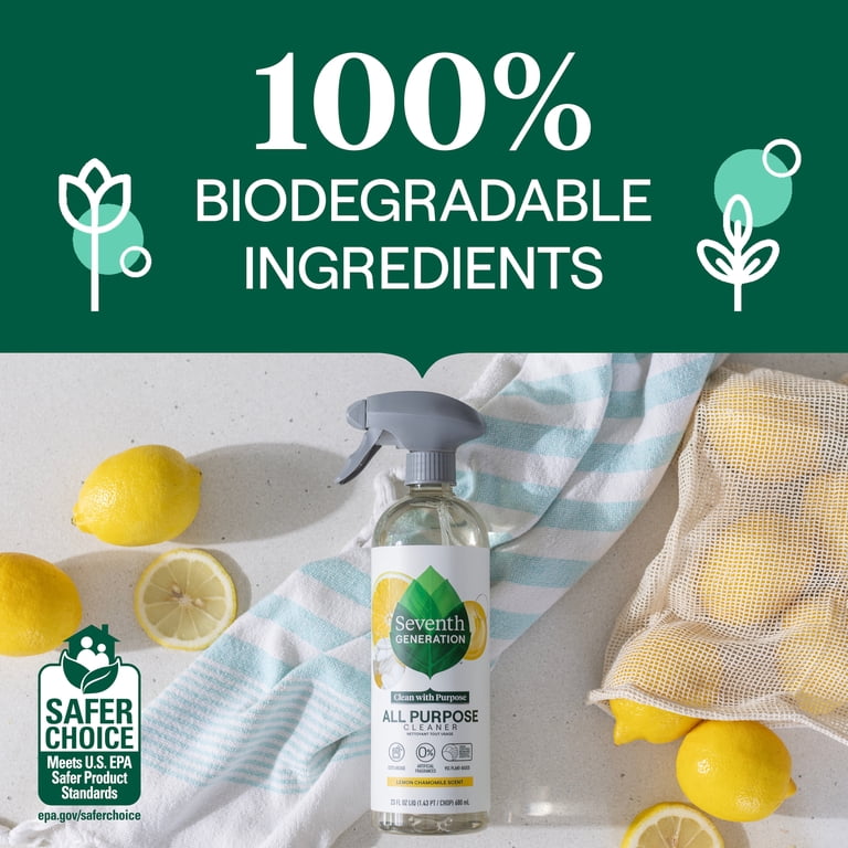 All Purpose Cleaning Spray, Lemon Chamomile Citrus, 4 Pack photo 8