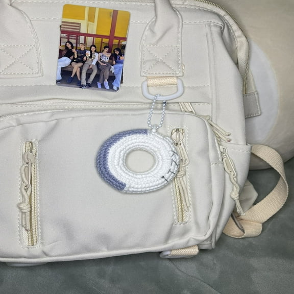 ITZY Lightstick Bag Pendant Keychain  Lovely Mini Light Stick Key Ring Handmade Crochet