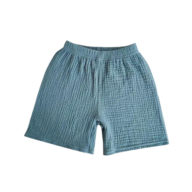 Odeerbi 1-9 Años Niños Niñas Pantalones Cortos de Verano de Algodón Color Sólido Parte de Abajo Bonitos Pantalones Cortos Con Volantes