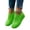 Green, variant on Womens Fashion Plus Size Flyknit Breathable Round Toe Casual Shoes, Slip On Walking Shoes, Wedge Sneakers, Orthopedic Chunky Mesh Sock Sneakers