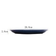 thumbnail image 4 of Mainstays Chiara Stoneware Round Navy 10.5" Dinner Plate, 4 of 4