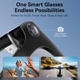 thumbnail image 6 of 8MP Dual-Camera smart Glasses, AI Auto Color Change, 1080P HD with Anti-Shake, 290mAh Long Battery Life, Ideal for Outdoor Recording, 6 of 7