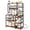 Rustic Brown, variant on Amadwell 39.4" Large Bakers Rack, Power Outlets Microwave Stand, Coffee Bar with 6-Tier Storage, 12 S-Shaped Hooks, Kitchen Shelf & Wire Basket, Rustic Brown