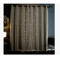 thumbnail image 3 of Cortina Estrellas Blackout color beige, 3 of 4