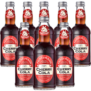 Fentimans Botanically Brewed Cherry Cola Sparkling Soda, 8 Pack, 9.3 fl oz Bottles – Premium Craft Soda/Mixer for Cocktails & Refreshing Drinks