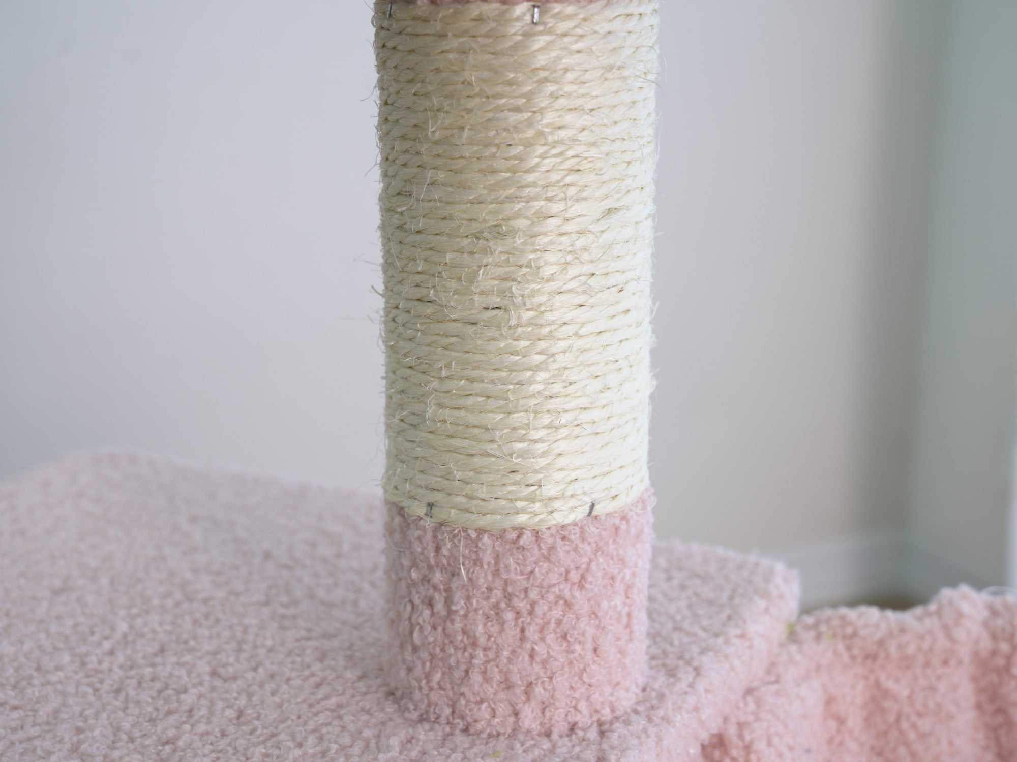 Vibrant Life Medium 4-Level 35" Flower Cat Tree with Condo and Hammock, Pink and Green