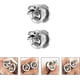 thumbnail image 5 of Expansor de orejas con diseño de dinosaurio en 3D, dilatadores de orejas, dilatadores de orejas, accesorios para orejas, joyería para piercings, para niñas y mujeres, 10 mm, 2 piezas, 5 of 5