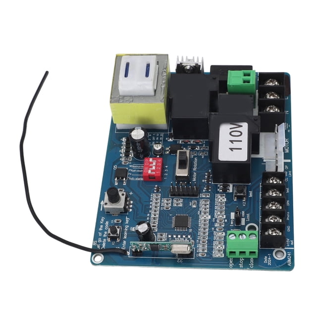 Sliding Gate Opener Circuit Board with Remote Control, Advanced Microcomputer Control, Easy Installation and Use for Factories, Schools, Residences