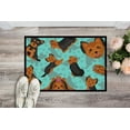 thumbnail image 2 of Black and Tan Yorkie Indoor or Outdoor Mat 24x36 36 in x 24 in, 2 of 5