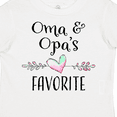 thumbnail image 4 of Inktastic Oma and Opa's Favorite- Heart Grandchild Boys or Girls Toddler T-Shirt, 4 of 5