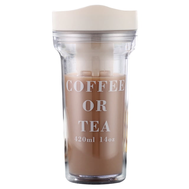 Tasse pour Café Infusé à Froid portable machine à Café Infusé à Froid Café Infusé à Froid Thé Bouteille Scellée Tasse de Café Glacé avec Couvercle Filtre en Acier Inoxydable Tasse Réutilisable pour Café Infusé à Froid Thé