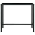 thumbnail image 2 of vidaXL 7 Piece Garden Bar Set with Cushions Poly Rattan Black, 2 of 5
