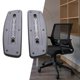 thumbnail image 4 of Replacement Office Chair Armrest Covers Pair PP Enhanced Comfort Multi Brand Fit Quick Installation Design Multicolor, 4 of 4