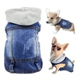 thumbnail image 1 of Ropa para mascotas Ropa con capucha para perros Pantalones vaqueros con capucha para mascotas Chaleco para perros vest1497, 1 of 6