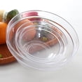 thumbnail image 4 of Ludlz Clear Plastic Bowl With Dome Lids Combo for Salads Fruits Parfaits, Food Grade PC Transparent Round Vegetables Fruit Dessert Salad Bowl Tableware, 4 of 8