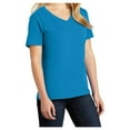 thumbnail image 4 of Yellow Rooster Women's Core Cotton V-Neck Tee Sapphire 2XL, 4 of 6