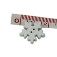 thumbnail image 4 of 4x100pcs novedoso copos de nieve blancos Botones de madera adornados para la artesanía de 17 mm 6 piezas, 4 of 6