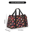 thumbnail image 3 of Easygdp Red Rose Flower Bolsa de Gimnasio, Bolsa de Viaje Duffel, Bolsa de Fin de Semana con Compartimentos, Bolsa de Mano para Noche, 3 of 7