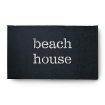Simply Daisy 3' x 5' Beach House Nautical Chenille Rug, Shark Blue