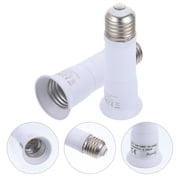 2pcs Bulb Socket Extender Telescopic Light Bulb Extension Socket E27 Socket