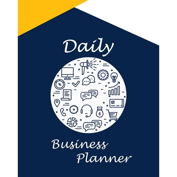 Daily Business Planner : Undated 1 Year Planner, Agenda Schedule Organizer Logbook and Journal (Paperback)