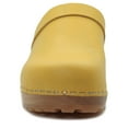 thumbnail image 4 of BJORK Wooden Open Back Clog Grip Sole (Mustard, EU-39), 4 of 9