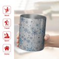 thumbnail image 5 of 12oz Coffee Tumblers Blue Christmas Snowflake Pattern Stainless Steel Vacuum Insulated Travel Tumbler Coffee Cups Mug with Lid and Straw with Cleaning Brush for Cold & Hot Drinks, 5 of 5