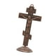 thumbnail image 2 of Crucifijo religioso Decoración Crucifijo Cruces de pared Cruces católicas santas Regalos católicos Adorno de crucifijo de metal para iglesia Adorno de estilo retro rojo BLESIY Crucifijo de pie, 2 of 8