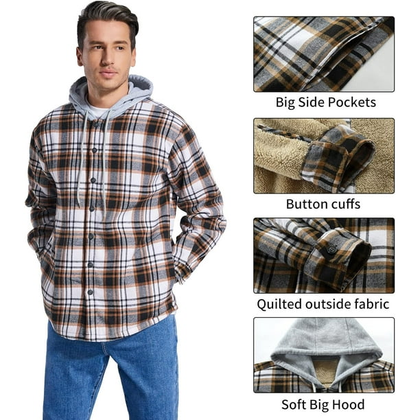 Insulated flannel shirt walmart sales