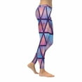 thumbnail image 3 of SUNENAT Space Galaxy Tile Mandalas Bohemian Boho Women's Stretchy Capri Leggings Yoga Running Pant XXL, 3 of 4