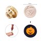 thumbnail image 5 of Cabeza De Sello Cabeza redonda de sello ornamental DIY Halloween para invitaciones de boda (wsj01) Wdftyju Libre de BPA, 5 of 5
