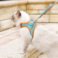 thumbnail image 3 of YIXIGGC Cat Harness and Leash Set,Escape Proof Kitten Vest Harness with Collars for Walking, Easy Control for Small Large Kitten,XS CW93-1762, 3 of 6