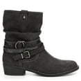 thumbnail image 3 of XAPPEAL  Womens Shin High Low Heel Slouch Boot Shoes, Dark Grey 7, 3 of 5