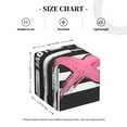 thumbnail image 4 of Xecao Ribbon Breast Cancer Awareness for Tissue Box Cover Holder Square - Leather Decorative Organizer for Tabletop, Bathroom, Car, Office, 4 of 7