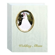 Pioneer WAF-46 Oval Framed Wedding Album Gold Frame & Text